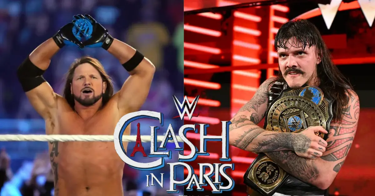 aj styles in clash in paris