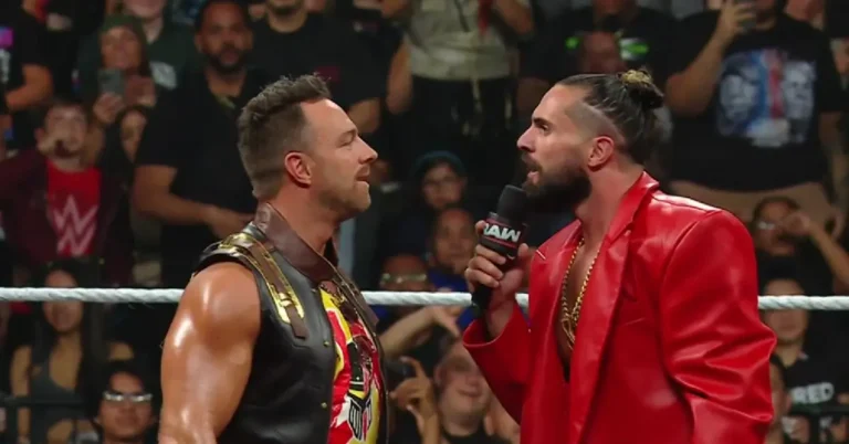 LA Knight Vs Seth Rollins