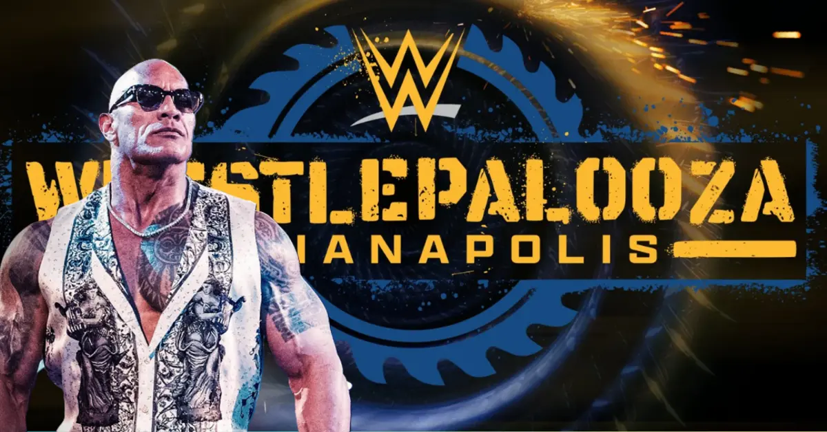 the rock in wrestlepalooza